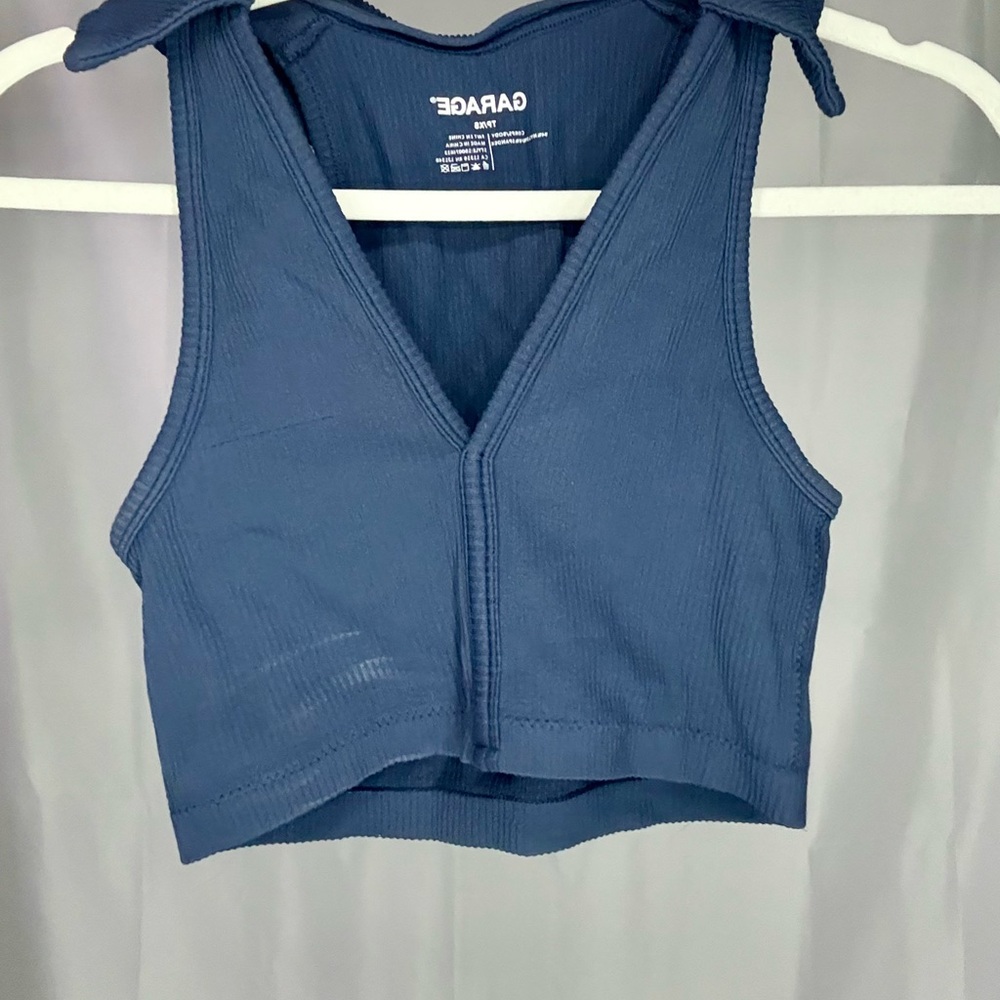 Garage Blue Racerback Top - Picture 7 of 8